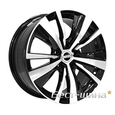 Replica Nissan NS3065 7.5x17 5x114.3 ET45 DIA66.1 BKF