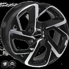Zorat Wheels BK5714 6.5x15 4x108 ET25 DIA65.1 BP
