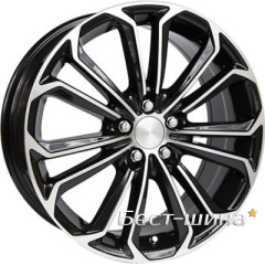 Replica Toyota TY667 7x17 5x100 ET39 DIA54.1 BKF
