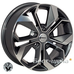 Zorat Wheels BK5168 6.5x15 5x98 ET35 DIA58.1 GP