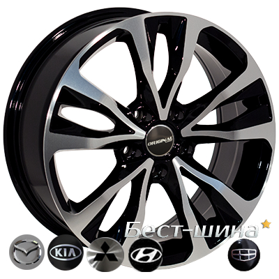 Zorat Wheels BK5212 6.5x16 5x98 ET39 DIA58.1 BP