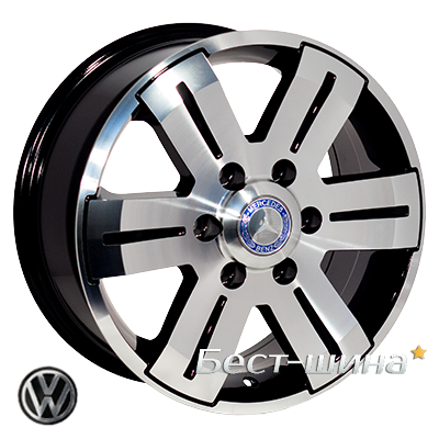Zorat Wheels BK562 7x16 6x125 ET60 DIA74.1 BP