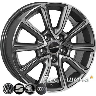 Zorat Wheels BK5344 6.5x16 5x112 ET40 DIA57.1 GP