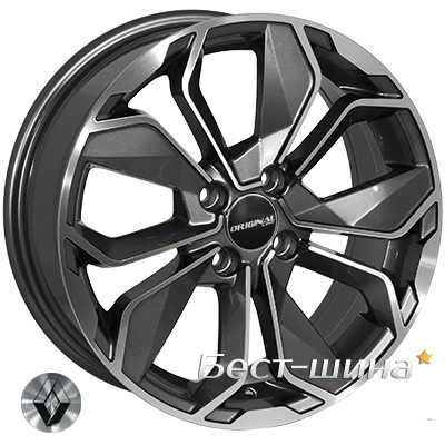 Zorat Wheels BK5296 6.5x16 4x100 ET38 DIA0 GP