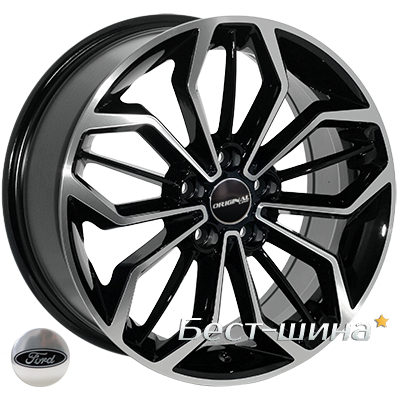 Zorat Wheels BK5433 7.5x17 5x108 ET50 DIA63.4 BP