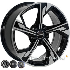 Zorat Wheels BK5419 8x18 5x112 ET35 DIA66.6 BP